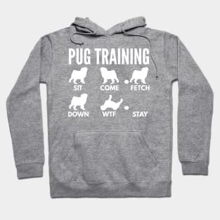 Pug Training Pug Dog Tricks Hoodie